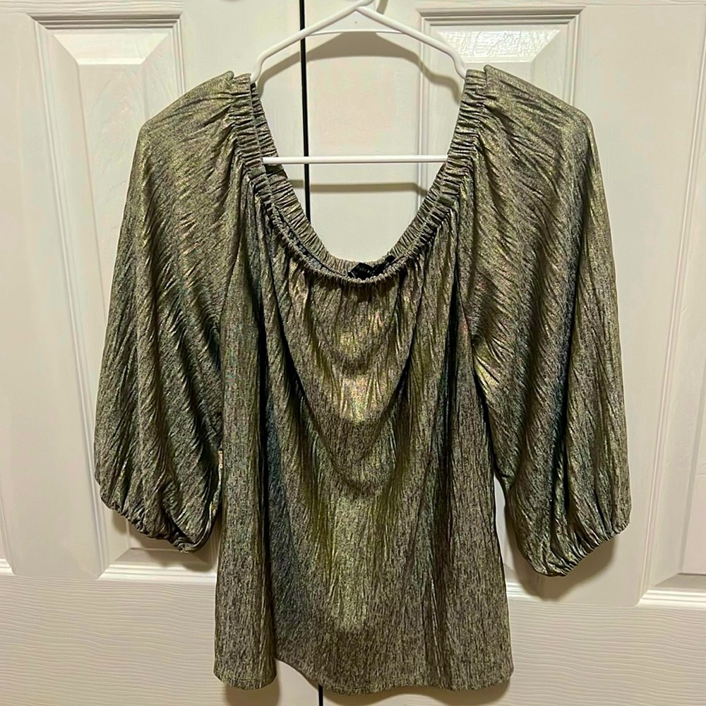 White House Black Market Shimmer Top.